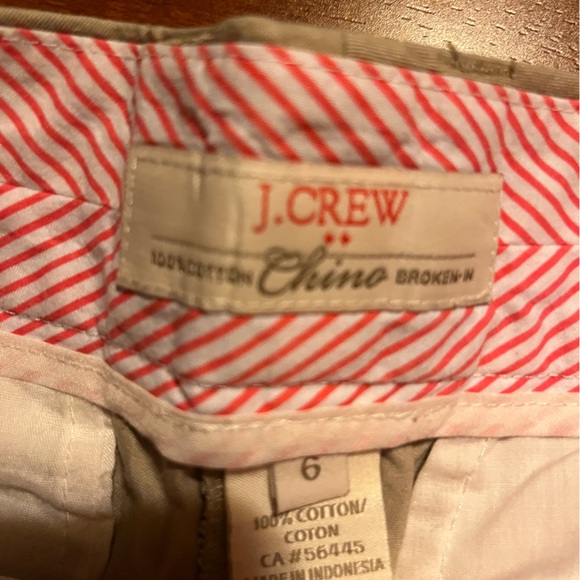 J crew women’s shorts size 6 color beige - Picture 5 of 5